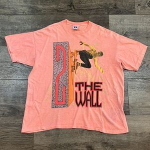 Vintage 90s Aaron fingers Murray 2 The Wall Skate T-Shirt Skateboarding Mens XL